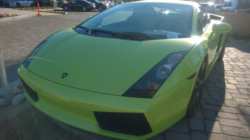 Illustration for article titled Just some cars from the local exotics dealer in Palm Springs CA